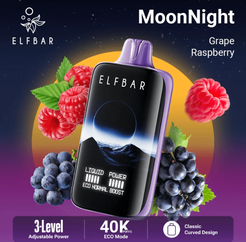 ELF-BAR-MOON-NIGHT-40000-PUFF wholesale disposable vapes with flavor switching and best brand disposable vapes
