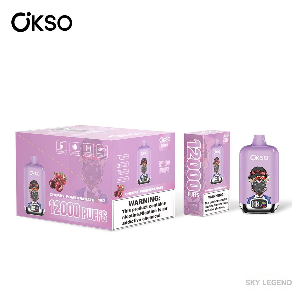 OKSO-DIJITAL-BOX-12000-PUFF wholesale disposable vapes with flavor switching and Cheap high-quality disposable vape