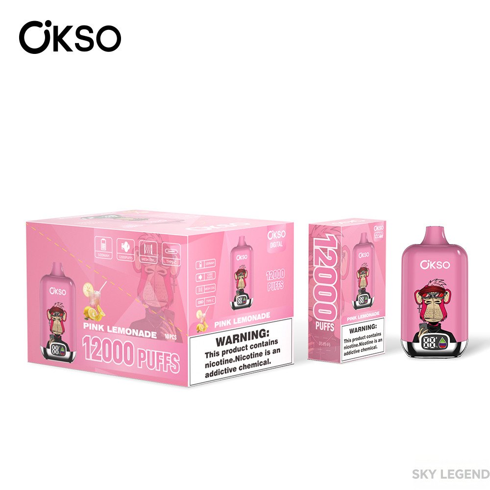 OKSO-DIJITAL-BOX-12000-PUFF wholesale disposable vapes with flavor switching and Cheap high-quality disposable vape
