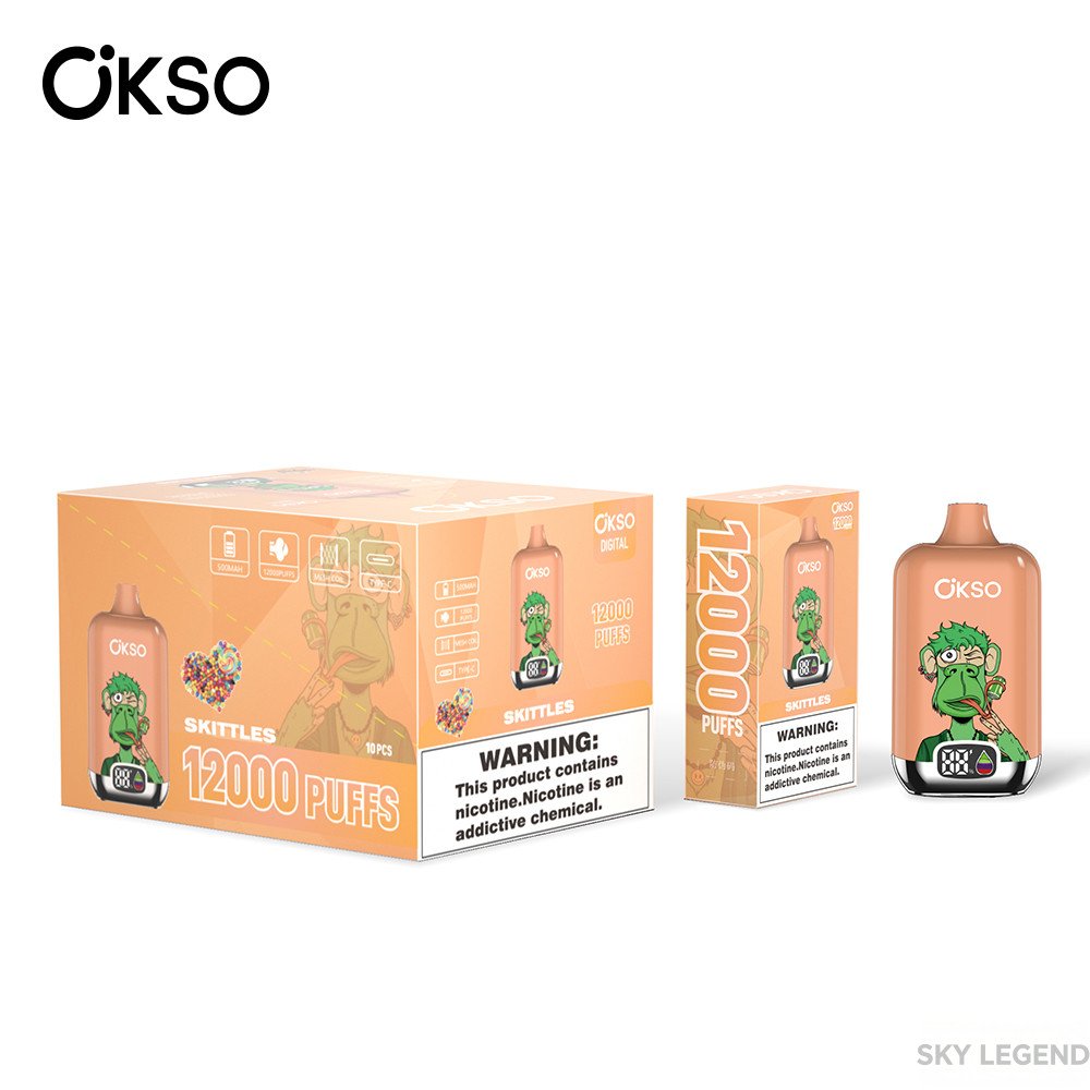 OKSO-DIJITAL-BOX-12000-PUFF wholesale disposable vapes with flavor switching
