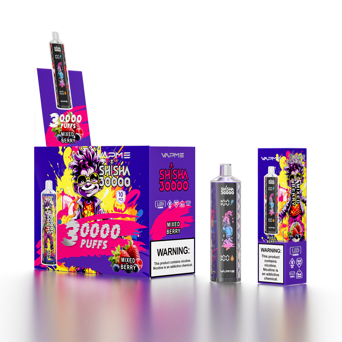 Vapme Shisha 30K Flavours 002 wholesale disposable vape