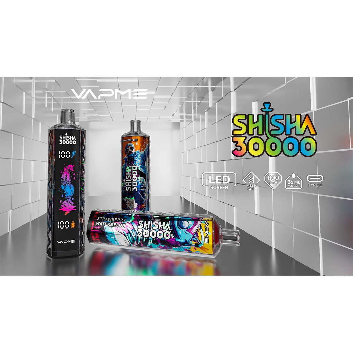 Vapme Shisha 30K Flavours 006 wholesale disposable vape